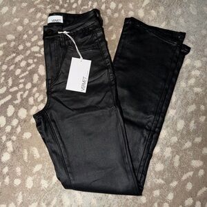 Women's Black Straight Leg Jeans